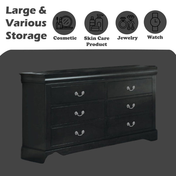 Louis Philippe III - Dresser - Black