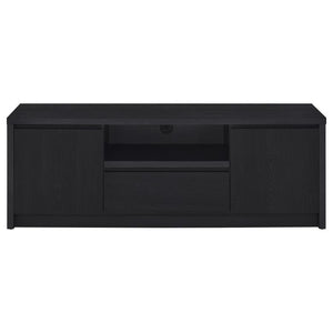 Winfield - 60## 2-Door TV Stand Media Console - Black