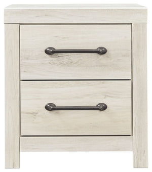 Cambeck - Whitewash - Two Drawer Night Stand