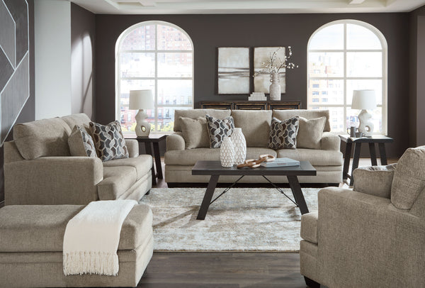 This seating package feels every bit as good as it looks. Ultra-soft upholstery enhances your comfort, making it a delightful place to unwind. Whether you-'re enjoying a quiet evening alone or chilling with friends, this set promises to be the perfect bac