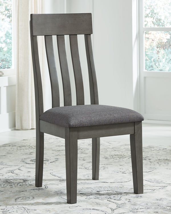 Hallanden - Black / Gray - 6 Pc. - Extension Table