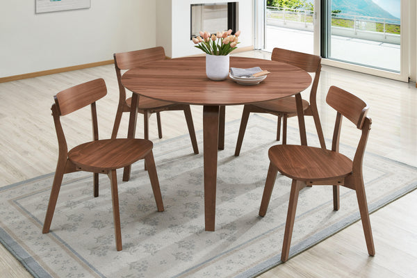 Gabby - Round Table Legs - Walnut