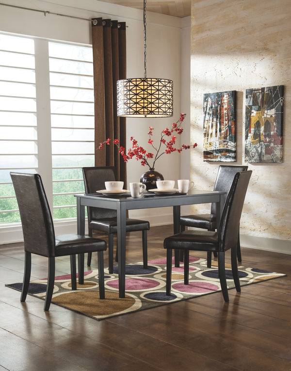 Kimonte - Dark Brown - Dining UPH Side Chair (Set of 2)