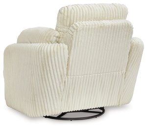 Tie-Breaker - Ivory - Swivel Glider Recliner