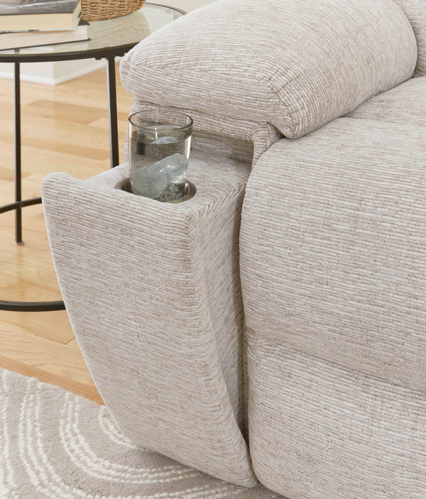 Buster - Manual Reclining Sofa And Loveseat - Opal Taupe