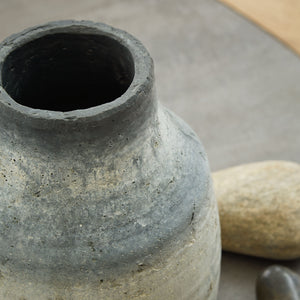 Moorestone - Gray / Black - Vase - 10.5"