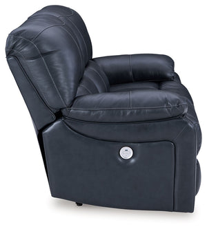 Leesworth - Ocean - Power Reclining Loveseat