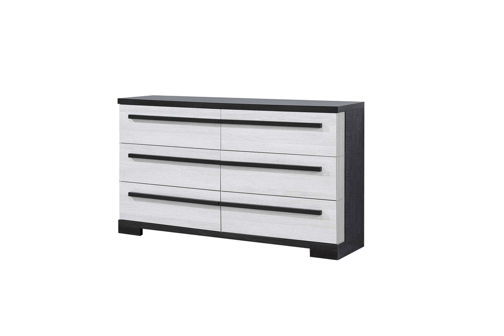Remington - Dresser & Mirror - Black & White