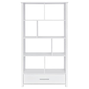  this minimalist bookcase invites you to organize office accessories or showcase decor and family photos. Eigh
