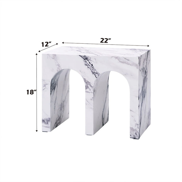 Fritzy - End Table - White
