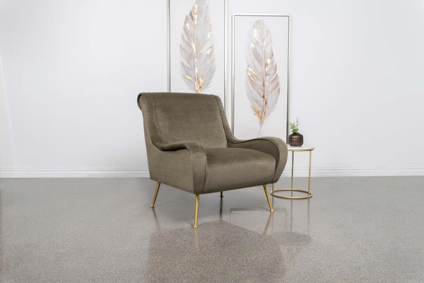 this accent chair offers an artisan approach to furnishings in your custom casual or semi-formal space. Embellish a living room or family room with a chic chair creating palette versatility and a romantic ambiance. Relax