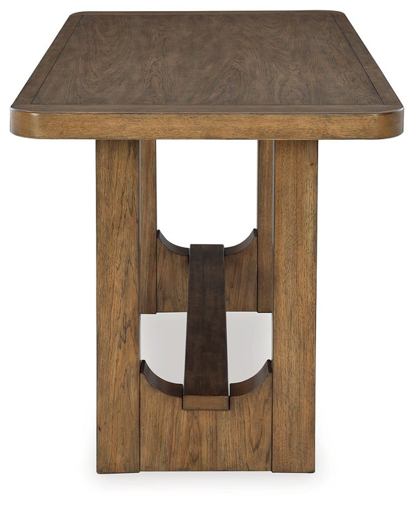 Cabalynn - Light Brown - Rectangular Dining Room Counter Table