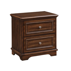Franklin - 4 Piece Pack Queen Bed Set - Brushed Walnut