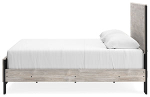 Vessalli - Gray - King Panel Bed