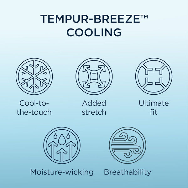 head-to-toe comfort. Made with natural TENCEL Lyocell fibers and cooling nylon technology