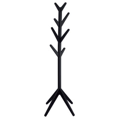 Keep your entryway neat and organized with this elegant solid asian hardwood coat rack. Designed with 8 sturdy hooks, it provides ample space for hanging coats, hats, scarves, and more. The minimalist design adds a natural charm to any hall tree or clothi