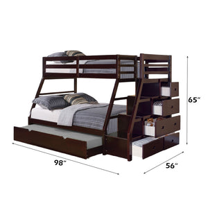 Jason - Twin Over Full Bunk Bed - Espresso