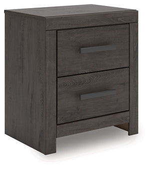 Designed with everyday style in mind, this nightstand is a simply chic approach to modern living. A dark charcoal finish blends black and brown undertones, creating a versatile look that effortlessly pairs with your existing pieces. And for must-have func