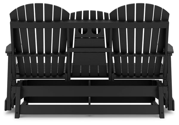 Hyland Wave - Black - Glider Loveseat