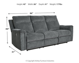  this power reclining sofa invites you to sink into ultimate comfort. Whether you-'re hosting g