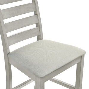 Pascal - Ladderback Counter Chair (Set of 2) - Driftwood
