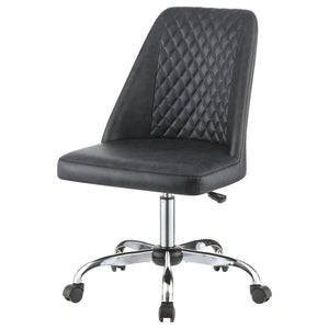 Althea - Upholstered Adjustable Home Office Desk Chair - Gray