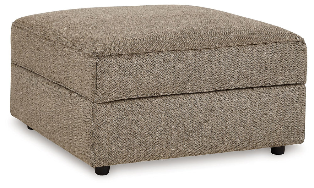Complete your at-home retreat with this casually chic ottoman. The luxe herringbone chenille upholstery is indulgently plush to the touch. A removable top conceals additional storage space and cup holders. With its clean-lined construction, this ottoman s