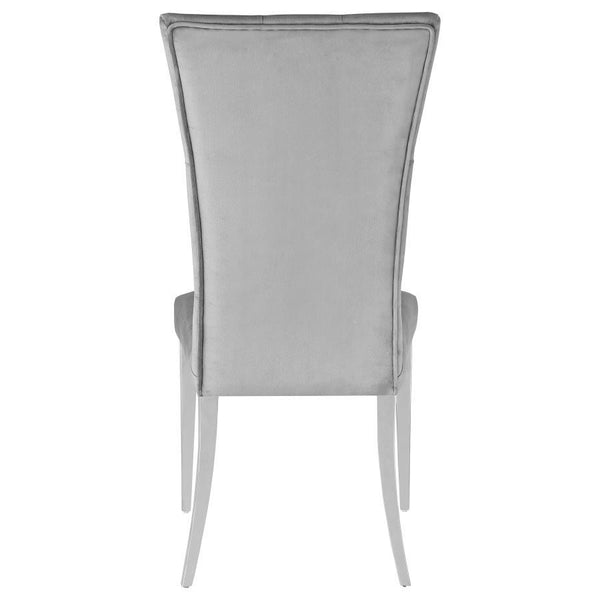 Kerwin - Velvet Upholstered Dining Side Chair (Set of 2) - Gray