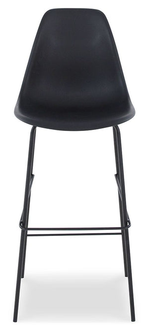 Forestead - Black - Tall Barstool (Set of 2)