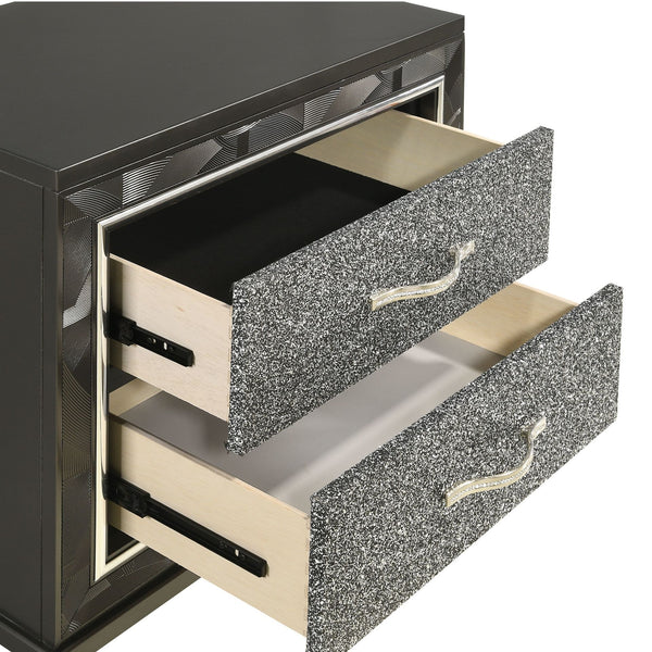 Radiance - Nightstand - Black Pearl