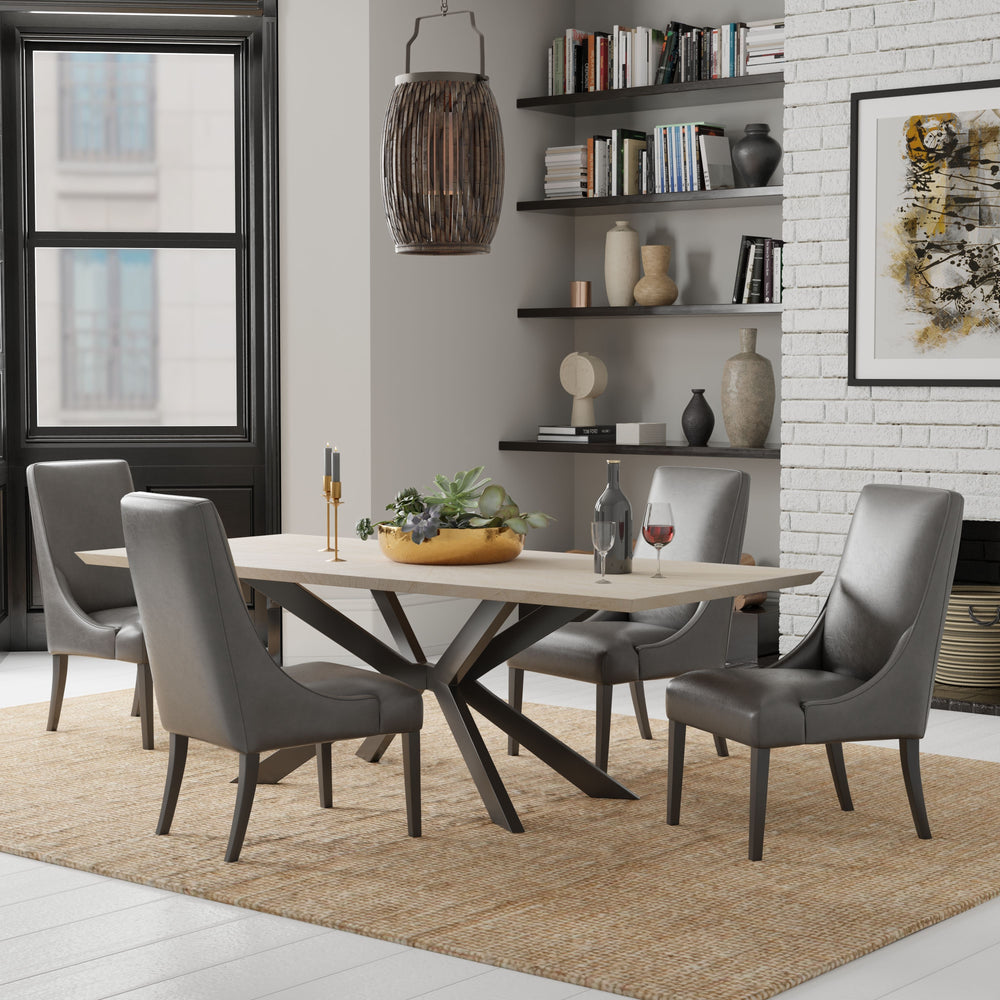 When it comes to statement-making style, the Crossings Monaco table has no equal. Its bold presence combines a globally inspired mix of mango wood and a gunmetal base for and impressive design statement. Offering the ultimate in form and function, this is
