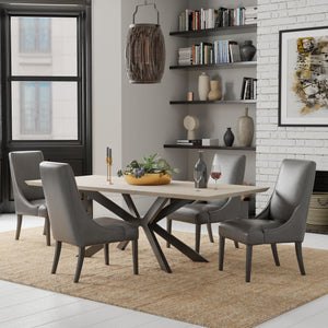 When it comes to statement-making style, the Crossings Monaco table has no equal. Its bold presence combines a globally inspired mix of mango wood and a gunmetal base for and impressive design statement. Offering the ultimate in form and function, this is