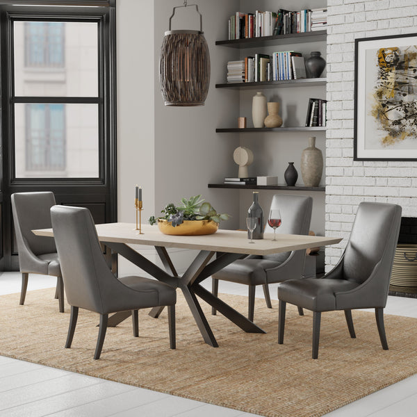 When it comes to statement-making style, the Crossings Monaco table has no equal. Its bold presence combines a globally inspired mix of mango wood and a gunmetal base for and impressive design statement. Offering the ultimate in form and function, this is