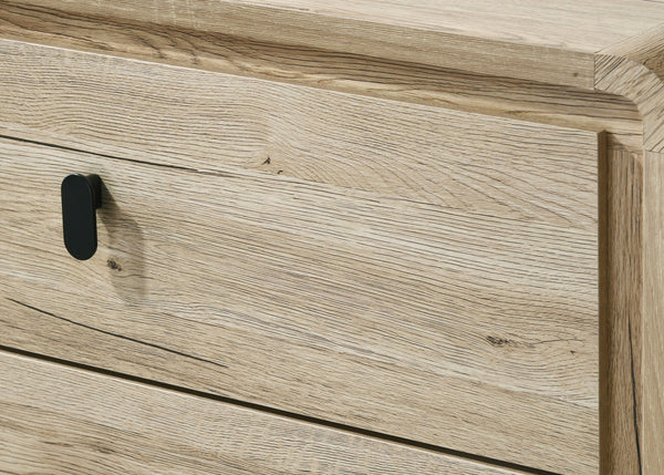 Dawson - King 4 Piece Bedroom Set - Light Brown