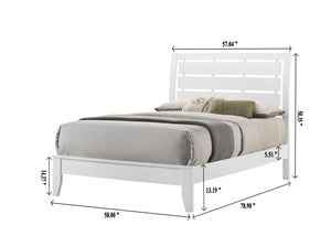 Evan - Full 5 Piece Bedroom Set - White