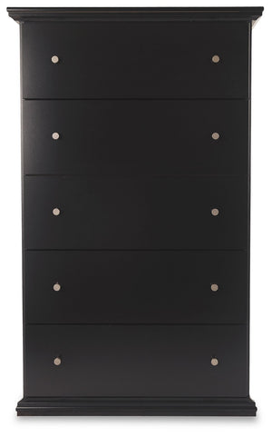  accessories and spare bed linens. Pewter-tone knobs give a slightly industrial feel