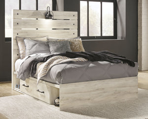  Full Panel Bed with 4 Storage Drawers