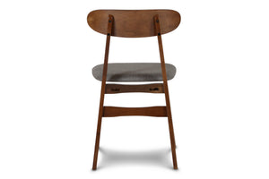 Morocco - Dining Chair With Seat Cushion (Set of 2) - Dark Gray