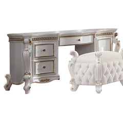 3 Drw & 1 Door (Inside 1 Wooden Shelf, 3 Adjustable Positions) Drawer: GLIDE Side Metal (3 Ball Bearing, Full Ext.), DOVETAIL English Back, FELT-LINED All Drawers, Hardware: Single Pull Knobs, Metal Features: Bow-Front, Oversized Scrolled Poster-Leg, Anti