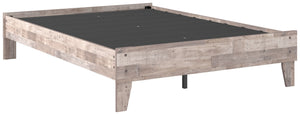 Part beach chic, part urban hip, this full platform bed is everything you dreamed of, at a comfortably cool price. The butcher block whitewash finish over replicated pine grain lends a richly relaxed aesthetic that suits your sensibility. What an easy-bre
