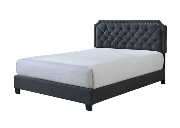 Gerri - King Bed - Gray