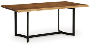 Fortmaine - Brown / Black - 5 Pc. - Dining Table
