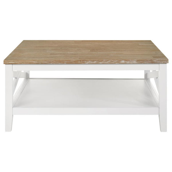  coastal and relaxed sitting areas. Its table top is wire brushed
