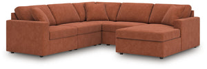Looking cool and contemporary is great. But when it comes down to it, youâ€™re all about low-maintenance lounging. With the performance fabric on this sectional with chaise, cleaning spills is a breeze. And its customizable modular design caters to your e