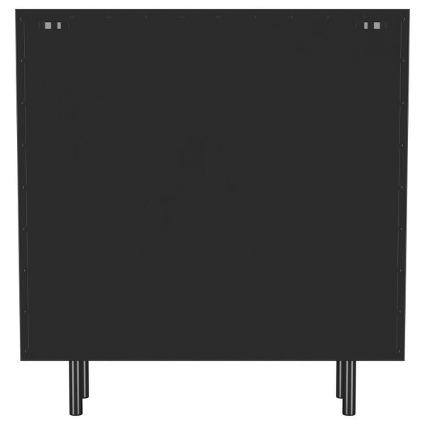Dalia - 2 Door Accent Storage Cabinet With Shelving - Black