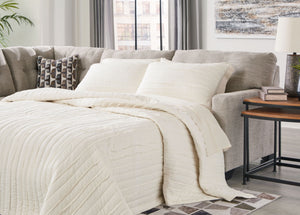  this sleeper sectional with chaise invites you to say hello to approachable