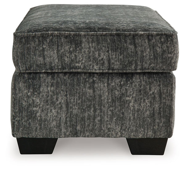 Lonoke - Gunmetal - Ottoman