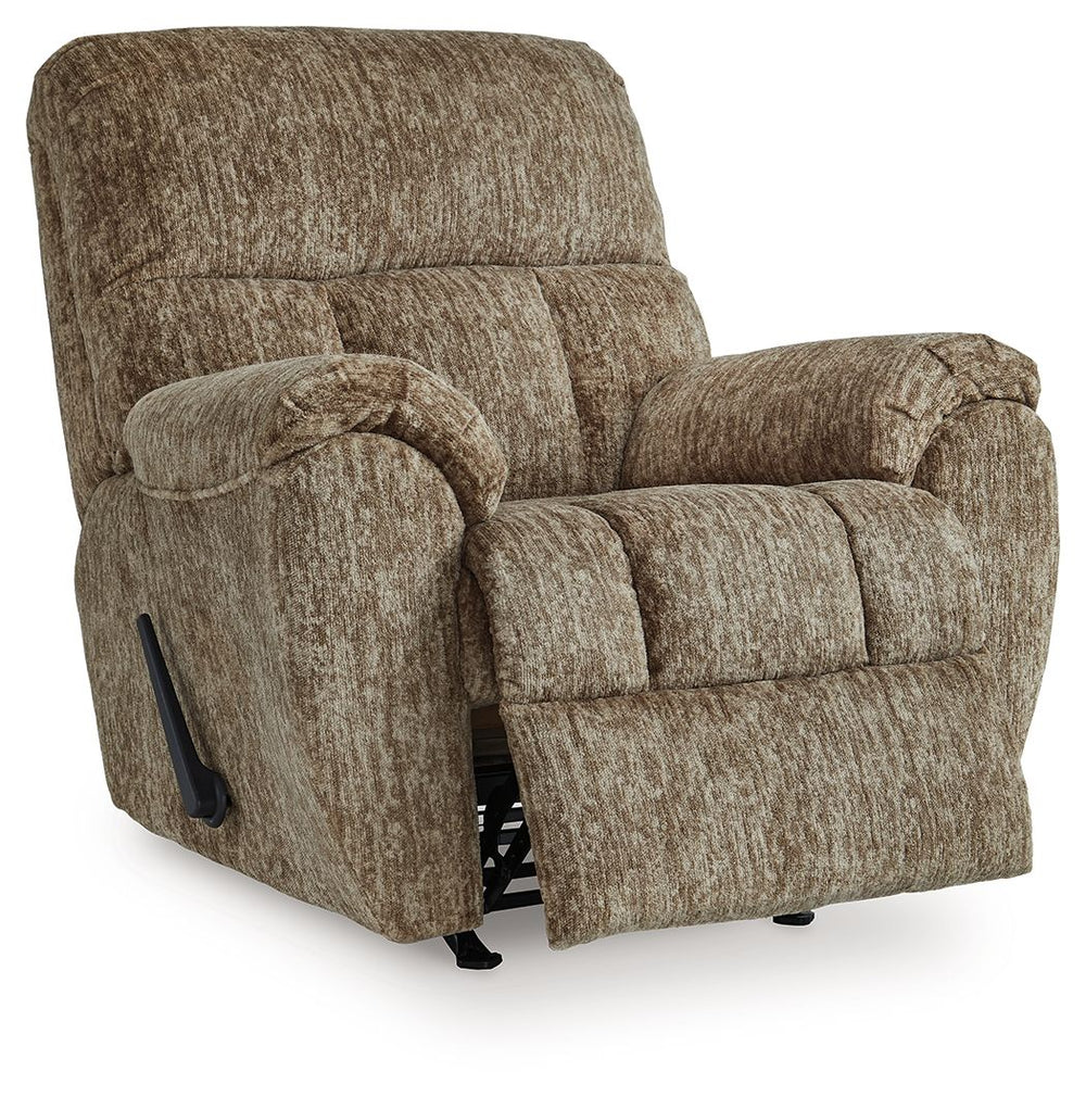 Every day is a great day with this rocker recliner around. Take a load off and forget your worries as you ease back into plush, luxurious cushions and pillow top armrests. Need more comfort and support for your body? Cue the tall back. And while it might 