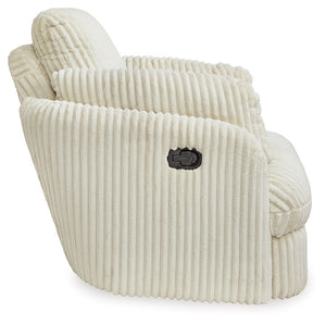 Tie-Breaker - Ivory - Swivel Glider Recliner