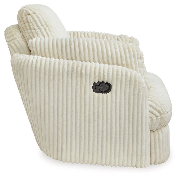 Tie-Breaker - Ivory - Swivel Glider Recliner